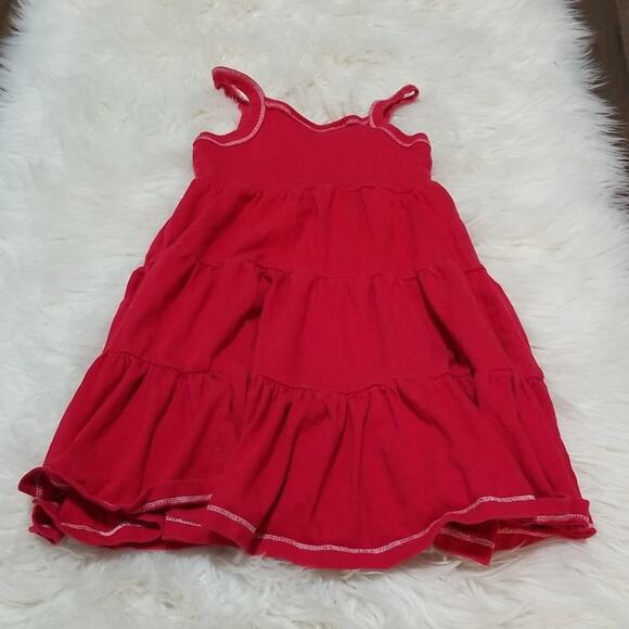 US. Polo Assn. Toddler Red Tank Dress - Picture 5 of 5